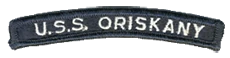 USS Oriskany embroidered name patch